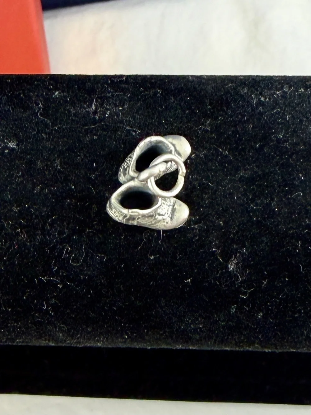 JAMES AVERY Sterling Silver Cowboy Cowgirl Boots Charm Pendant - Picture 6 of 11